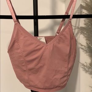 Fabletics Blush Pink sports bra/half top
